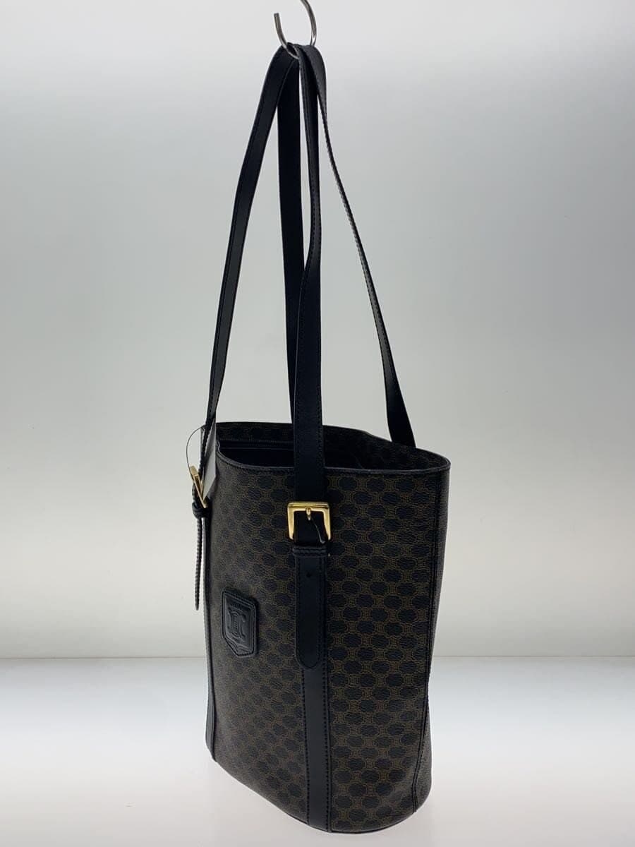 CELINE Macadam Shoulder Bag PVC BRW 2