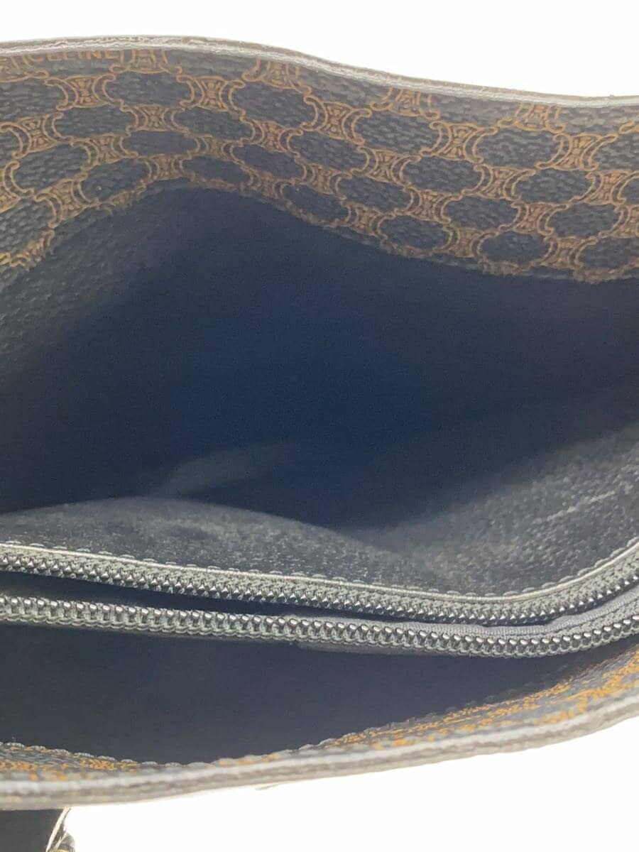 CELINE Macadam Shoulder Bag PVC BRW 6