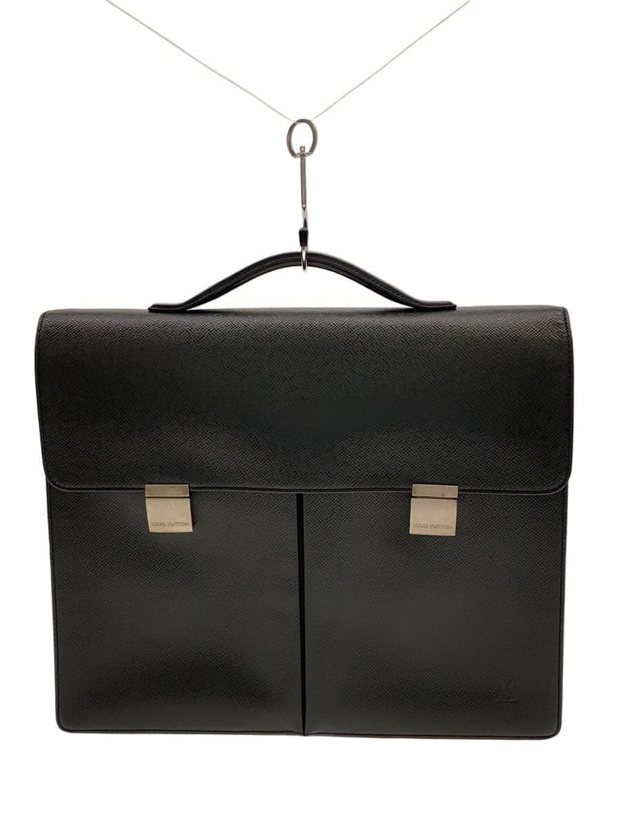 LOUIS VUITTON Kazan _Taiga Leather BLK Solid