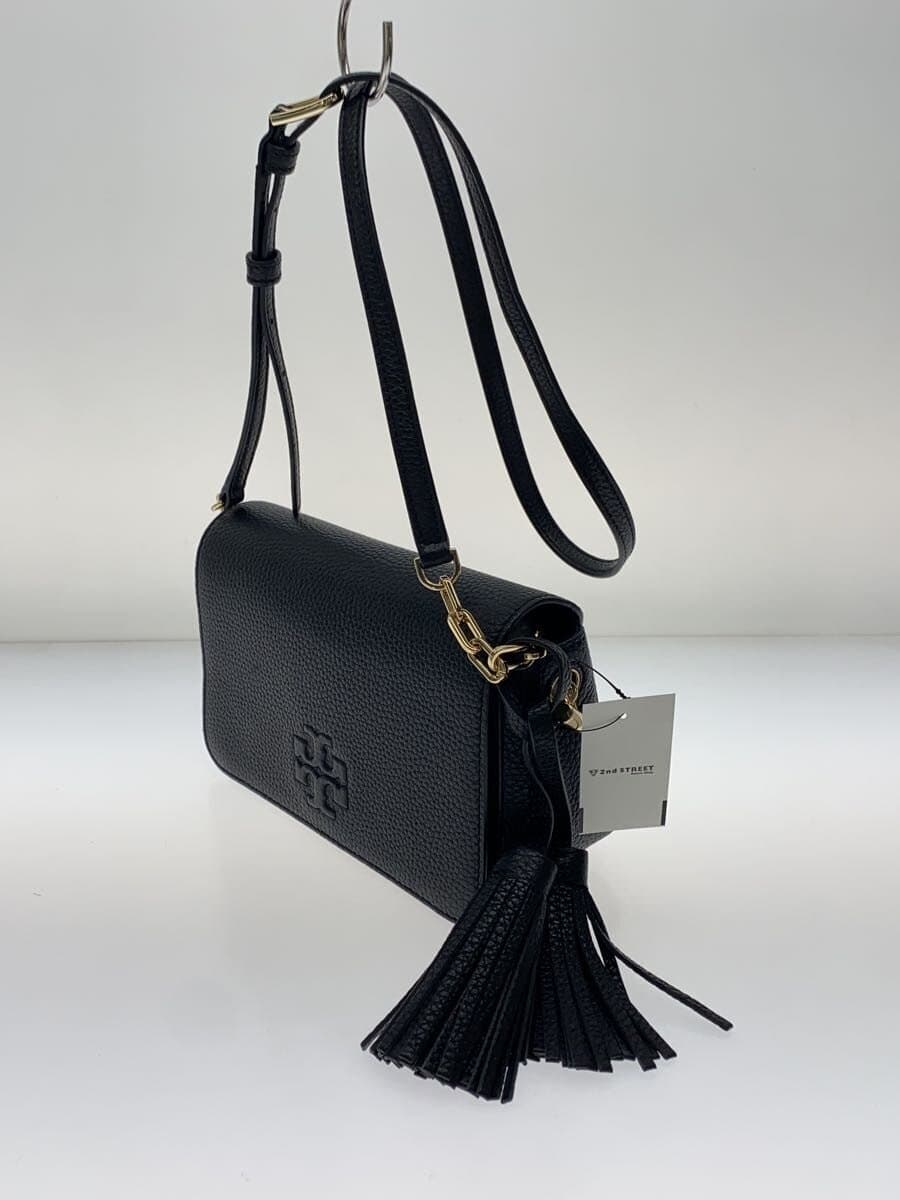 TORY BURCH Shoulder Bag Leather BLK Solid 2