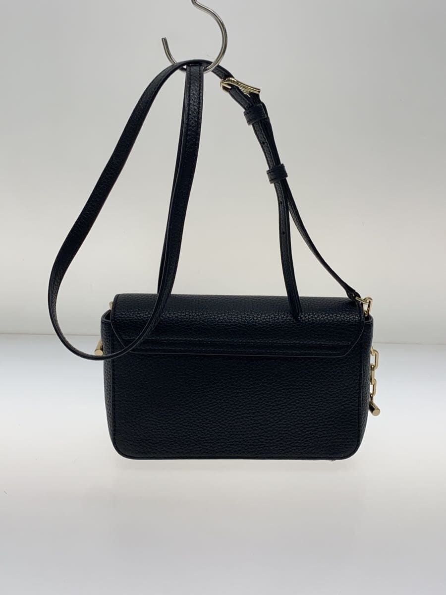 TORY BURCH Shoulder Bag Leather BLK Solid 3