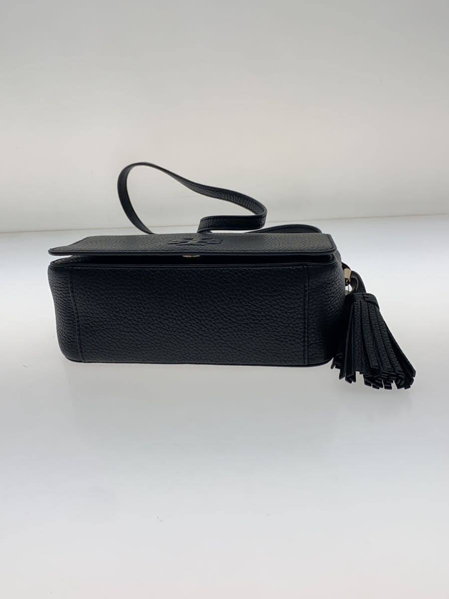 TORY BURCH Shoulder Bag Leather BLK Solid 4