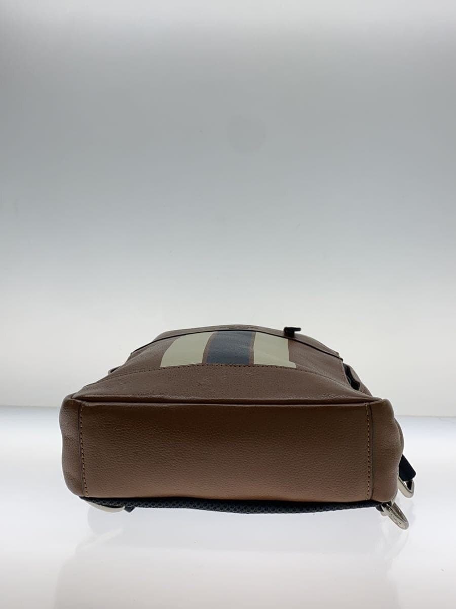 COACH CHARLES PACK IN VARSITY LEATHER Leather BRW Plain F72226 4