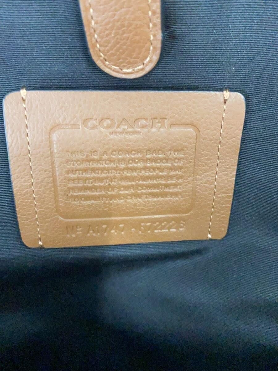 COACH CHARLES PACK IN VARSITY LEATHER Leather BRW Plain F72226 5