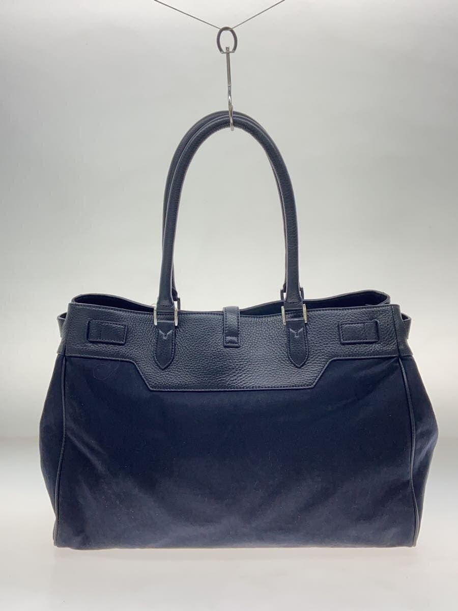 PELLE MORBIDA Maiden Voyage Boston Bag Leather Navy 3