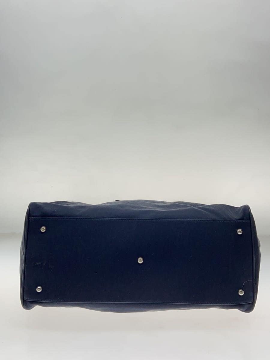 PELLE MORBIDA Maiden Voyage Boston Bag Leather Navy 4