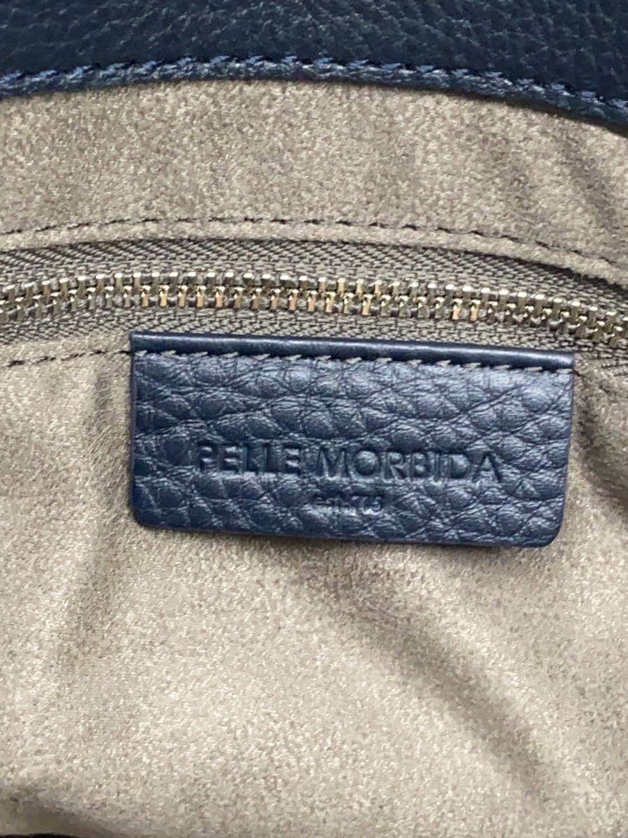 PELLE MORBIDA Maiden Voyage Boston Bag Leather Navy 5