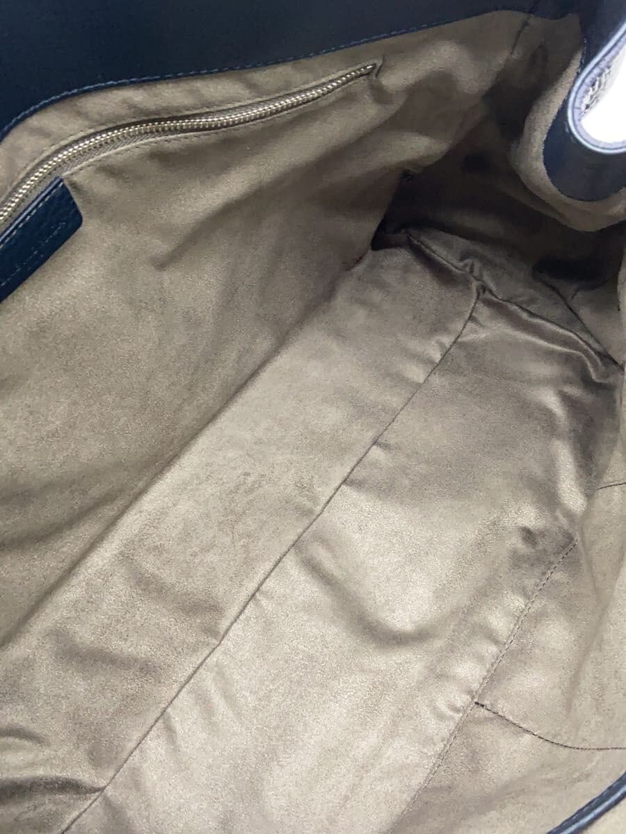 PELLE MORBIDA Maiden Voyage Boston Bag Leather Navy 6