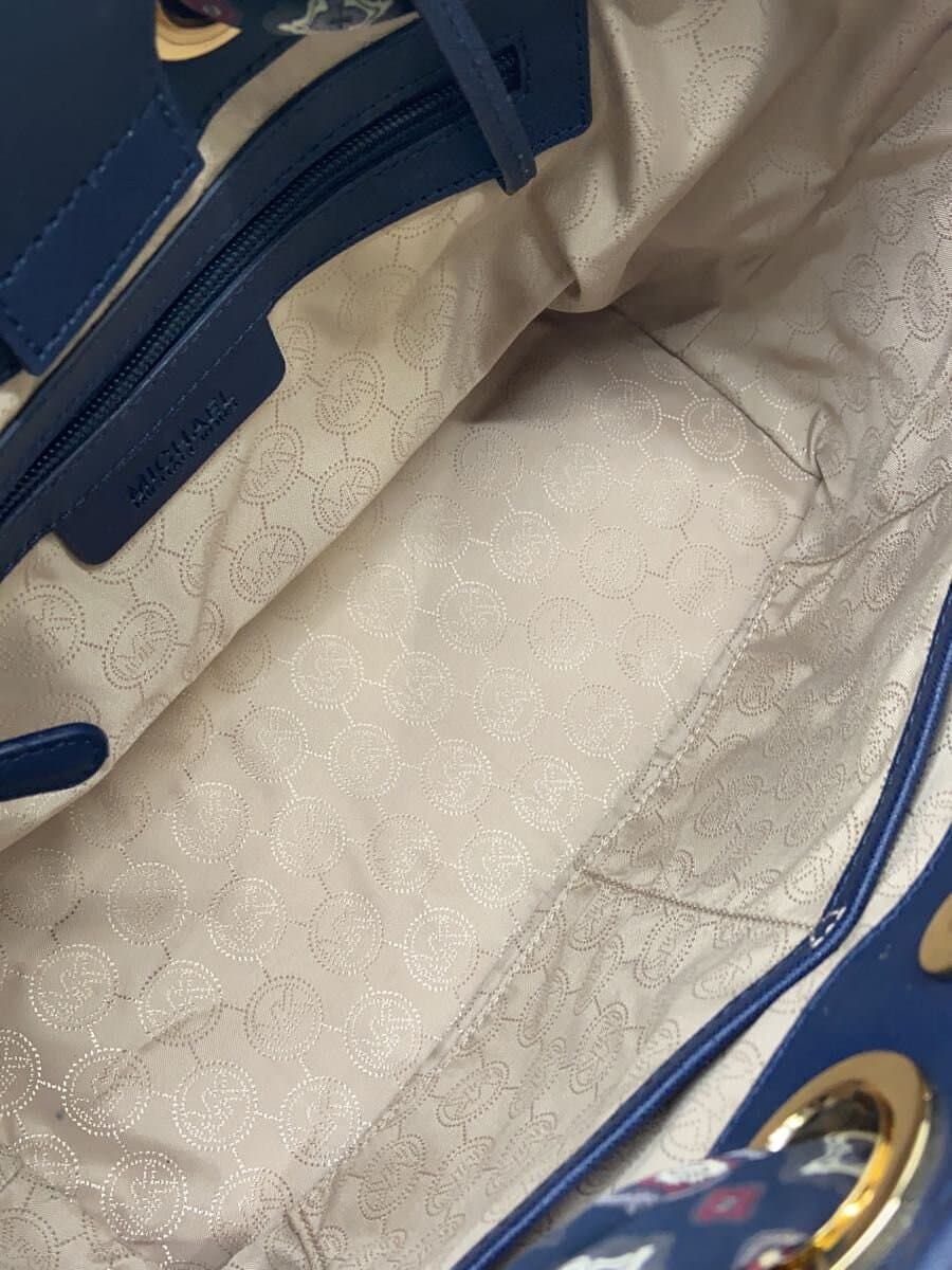 MICHAEL KORS Tote Bag PVC Navy 6