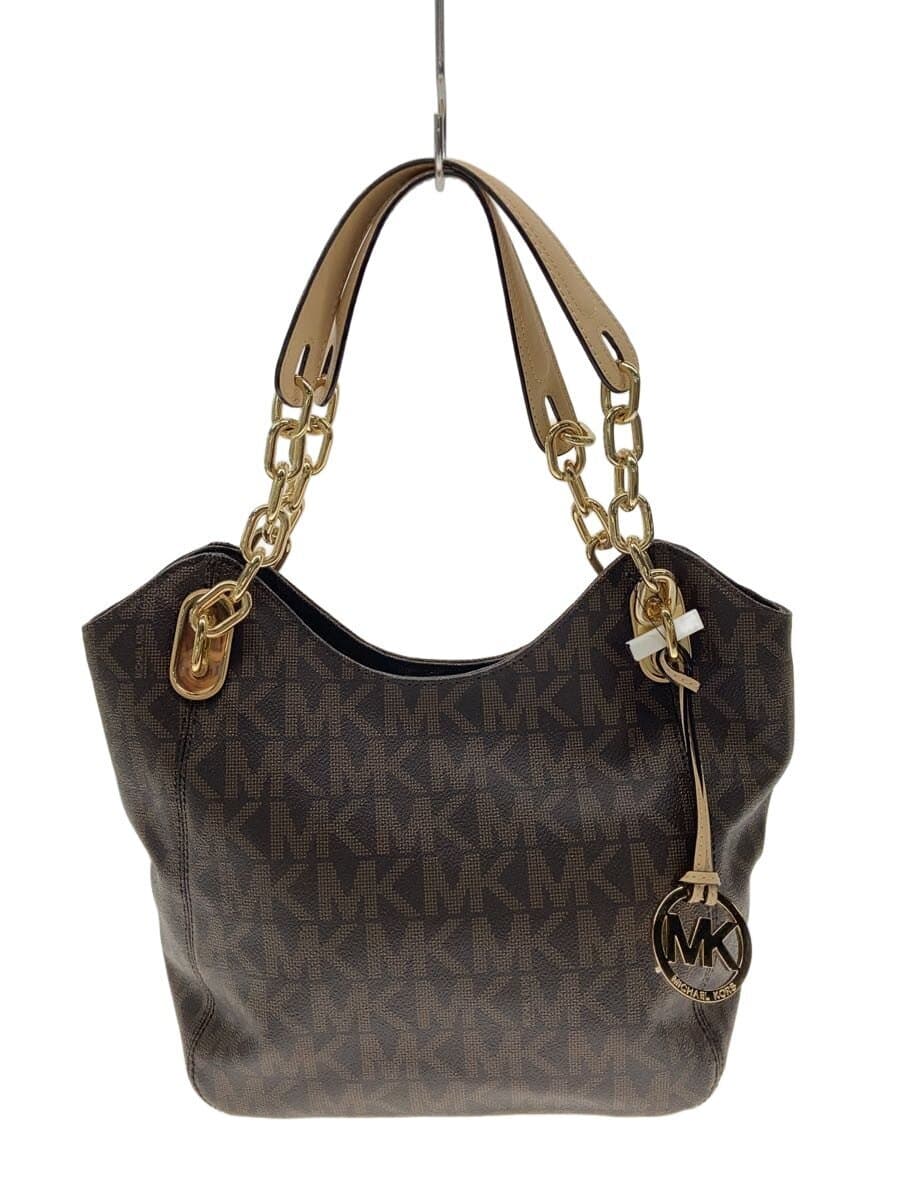 MICHAEL KORS Monogram Shoulder Bag -- CRM 35T1GLLT2B