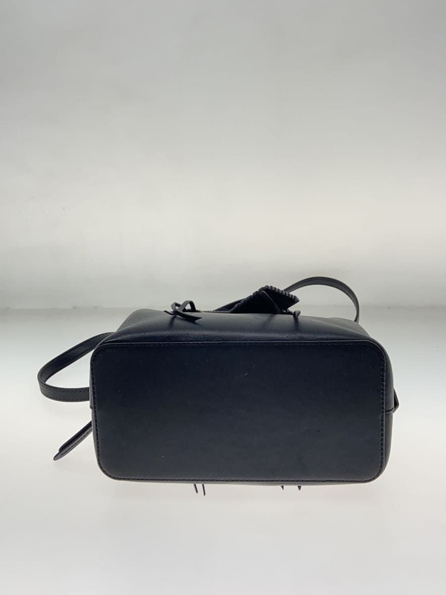 POLO RALPH LAUREN 2-Way Handbag Leather Black 4