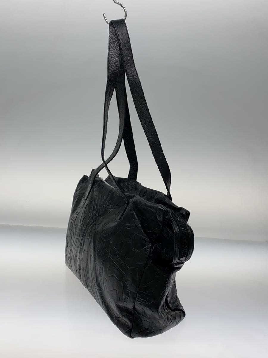 Diesel Fashion handbag leather BLK all-over pattern 2