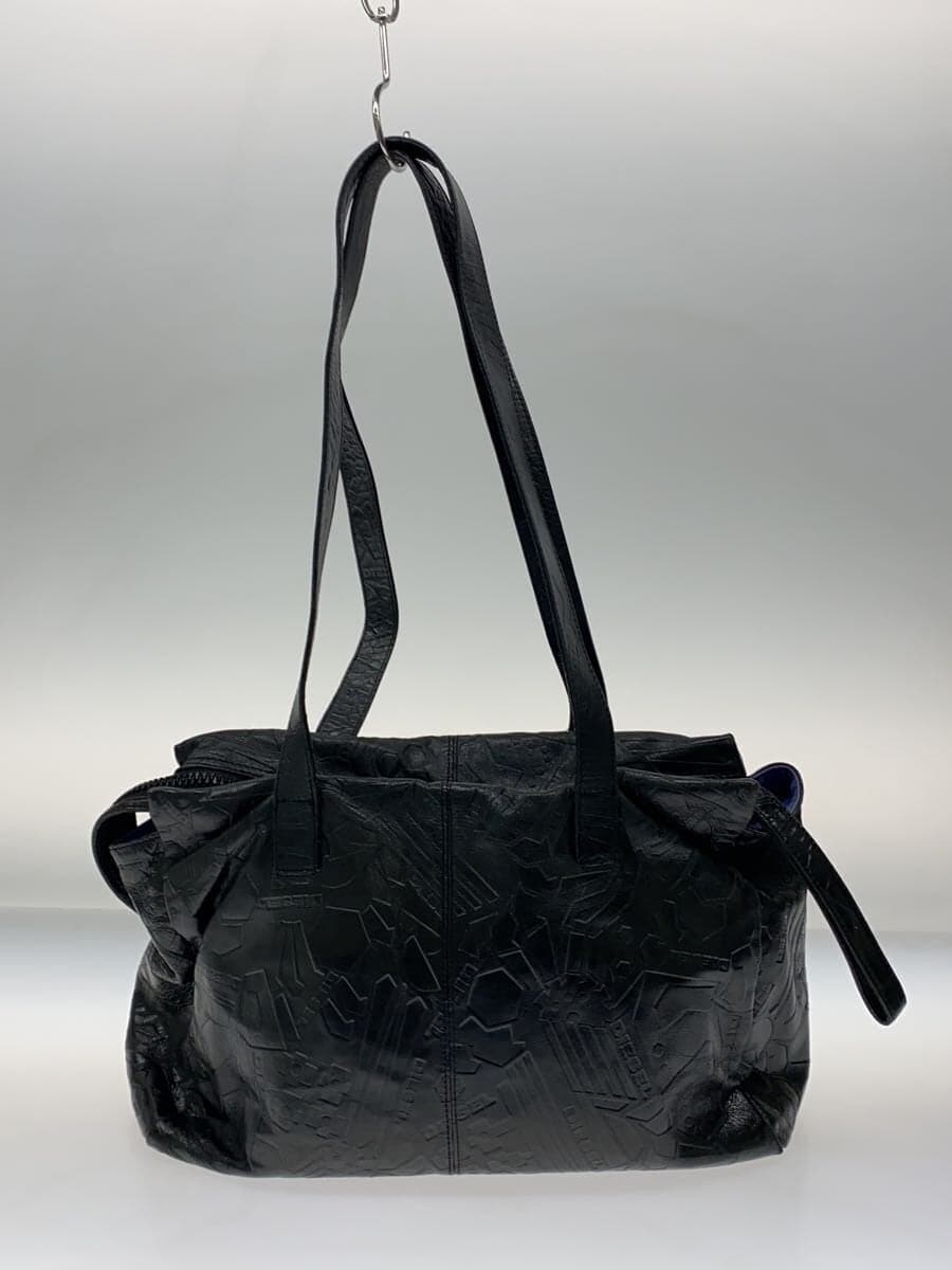 Diesel Fashion handbag leather BLK all-over pattern 3