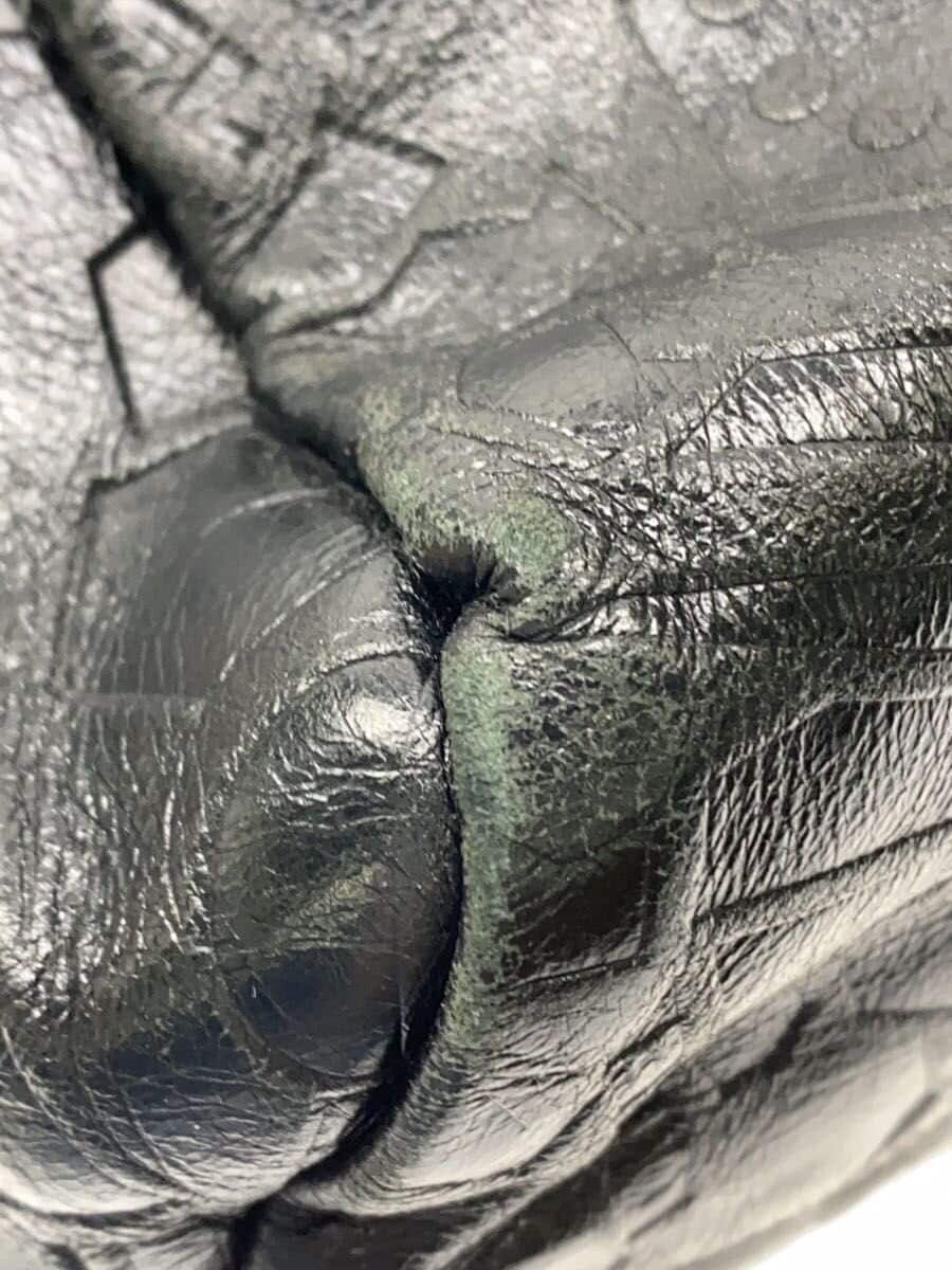 Diesel Fashion handbag leather BLK all-over pattern 7