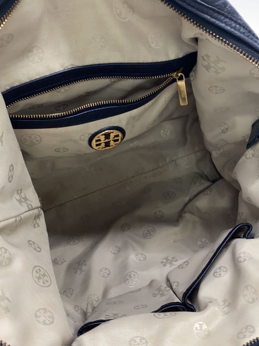 TORY BURCH 2WAY Shoulder Bag Leather BLK Solid Color 6