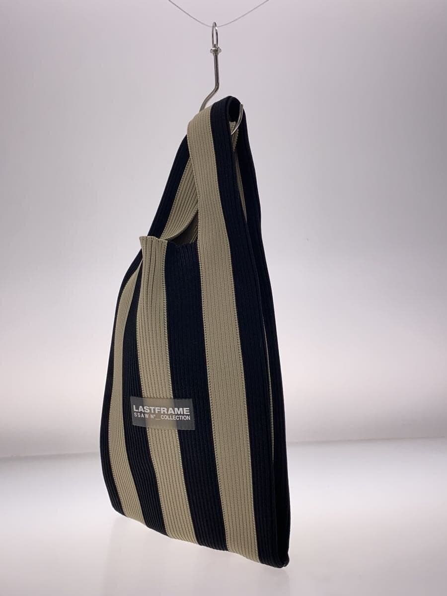 LASTFRAME Handbag -- BLK Stripe 2