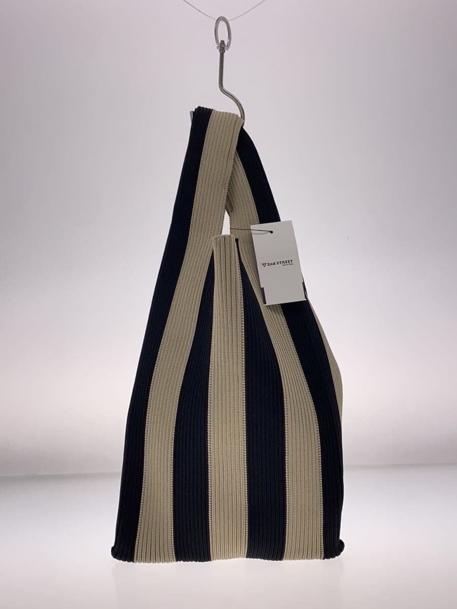 LASTFRAME Handbag -- BLK Stripe 3