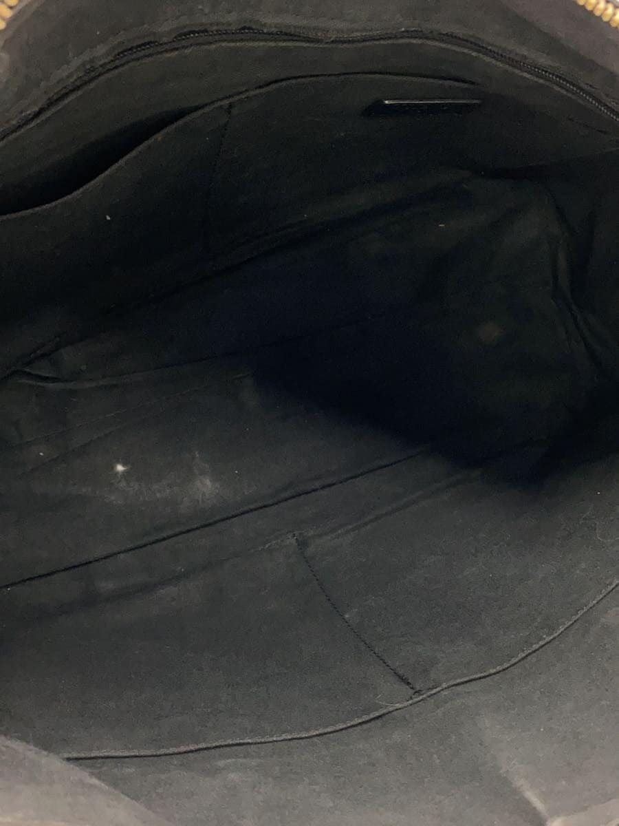 agnes b. bag cowhide BLK plain 6