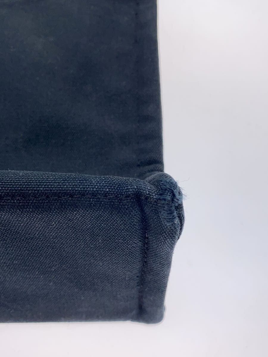 HERMES Tote Bag Canvas BLK 7