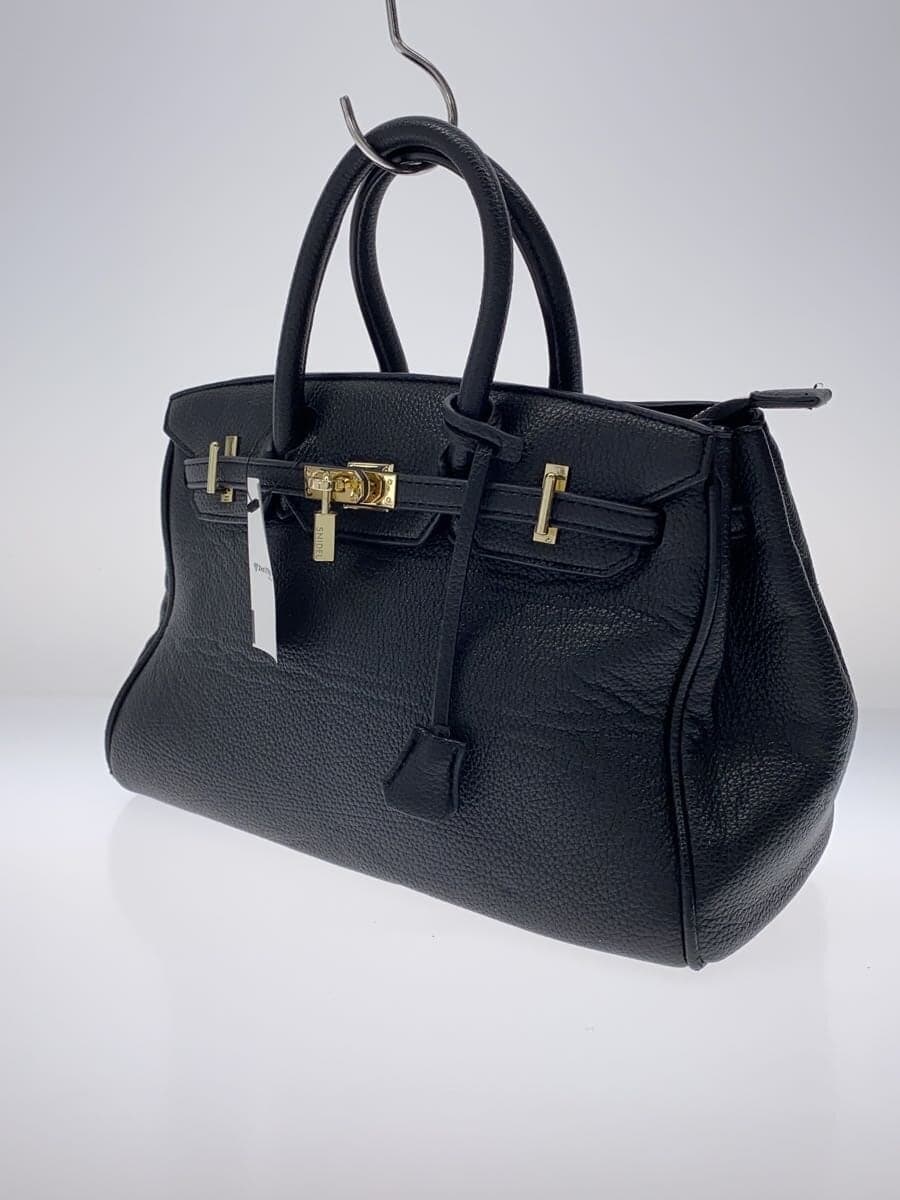 SNIDEL2-Way Handbag Faux Leather BLK swgb194601 2