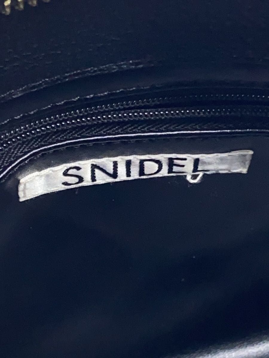 SNIDEL2-Way Handbag Faux Leather BLK swgb194601 5