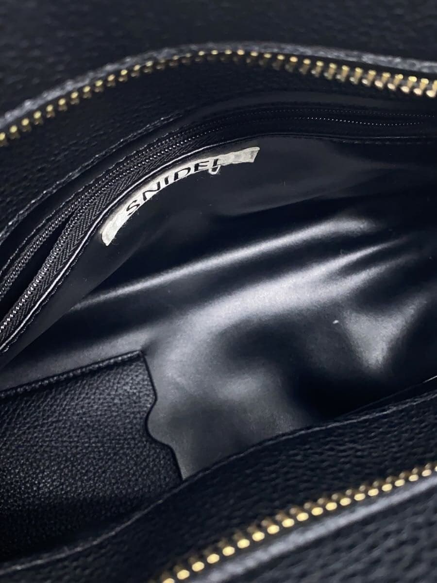 SNIDEL2-Way Handbag Faux Leather BLK swgb194601 6