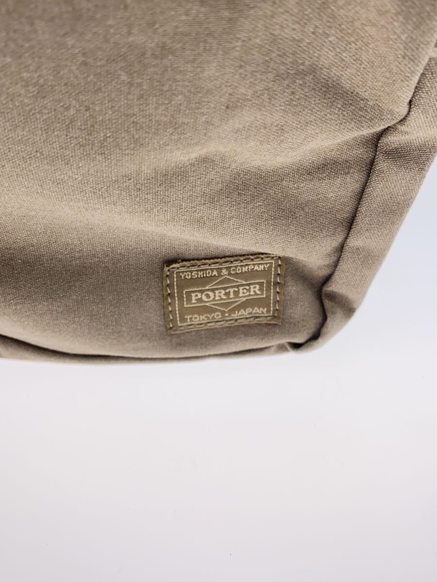 PORTER Helmet Bag 2-Way Tote Bag Canvas KHK Solid 5