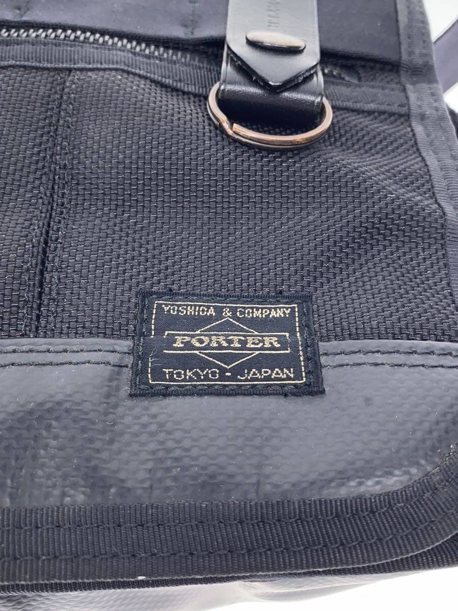 PORTERHEAT Shoulder Bag Canvas BLK 5