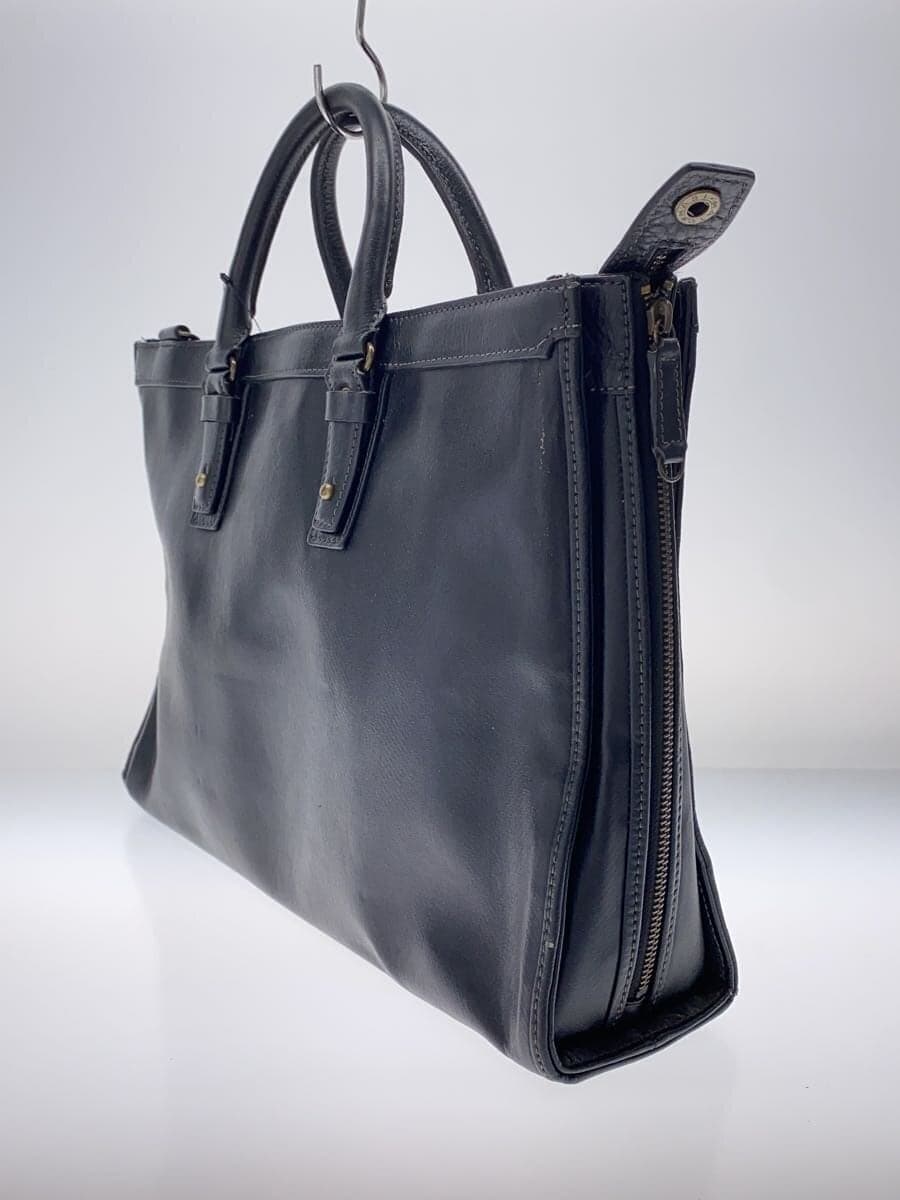 Other Brand AXE borderless Briefcase Leather BLK Solid 2