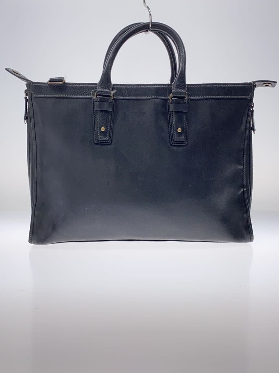 Other Brand AXE borderless Briefcase Leather BLK Solid 3