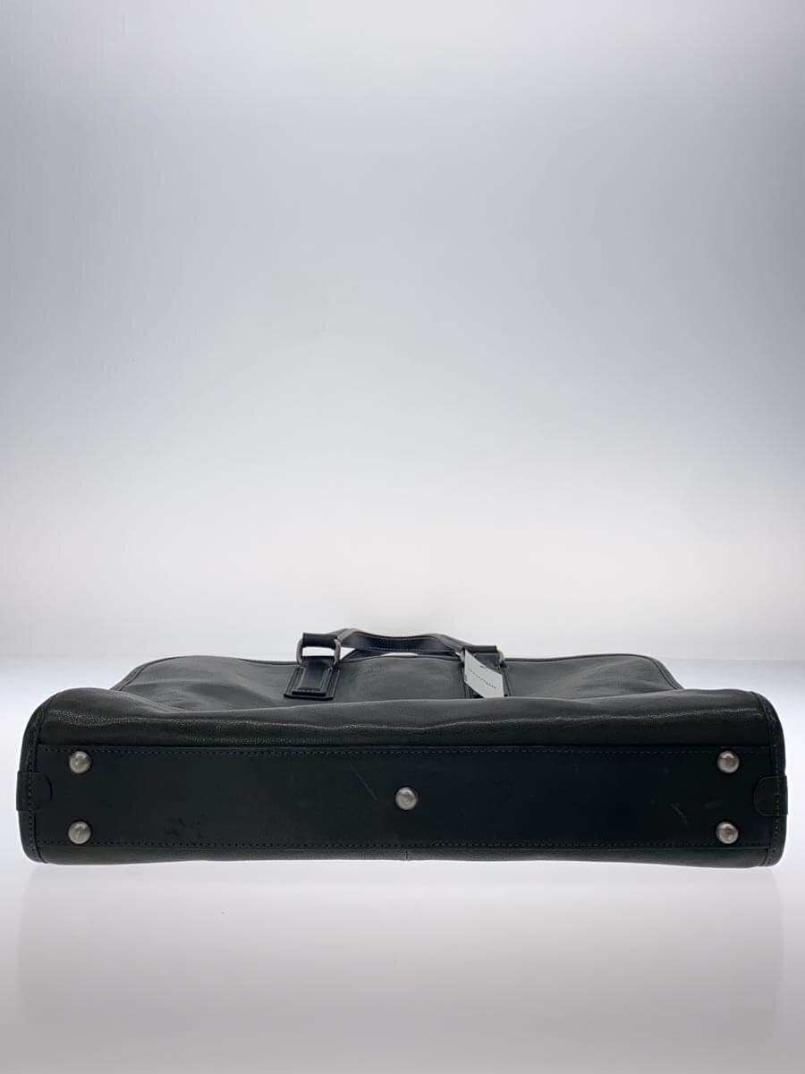 Tsuchiya Kaban Briefcase Leather GRN Solid 4