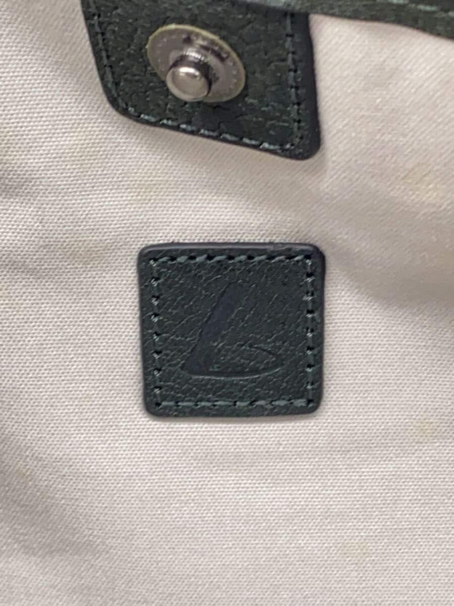 Tsuchiya Kaban Briefcase Leather GRN Solid 5