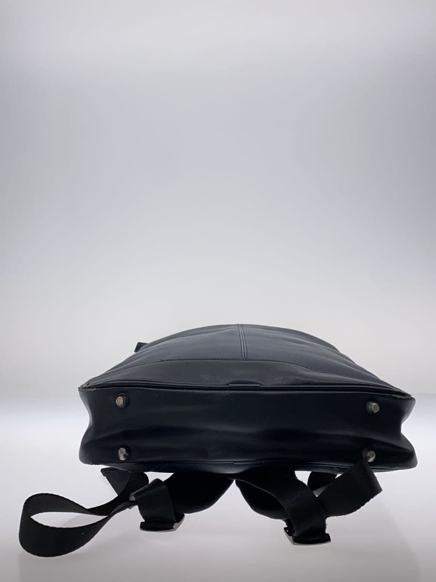 VISARUNO Backpack Leather NVY Solid 4