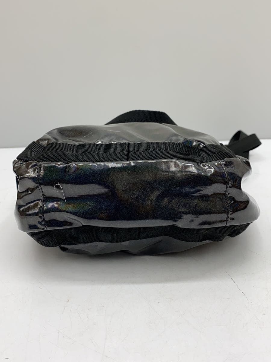 LESPORTSAC Shoulder Bag Patent Leather BLK 4