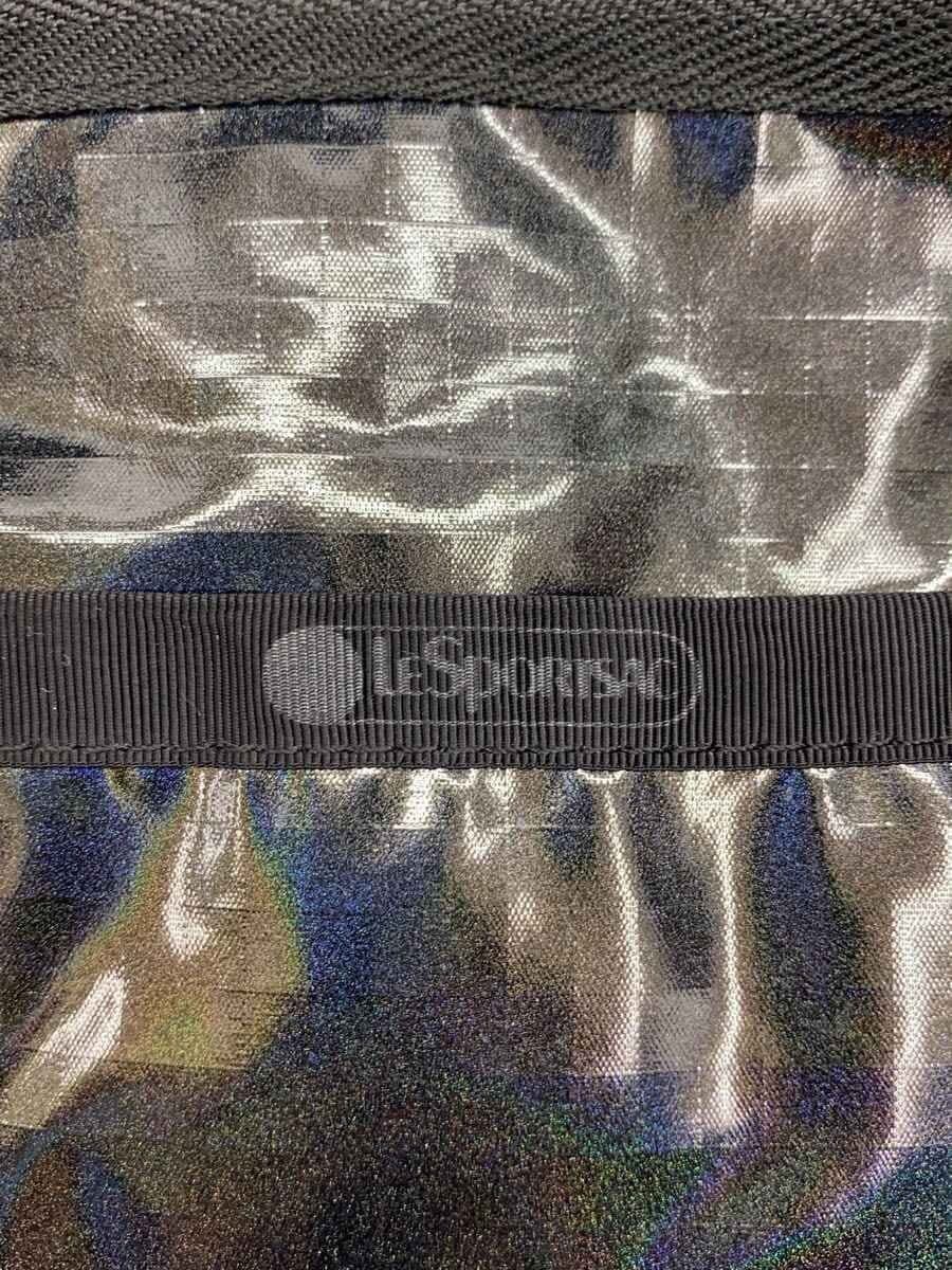 LESPORTSAC Shoulder Bag Patent Leather BLK 5