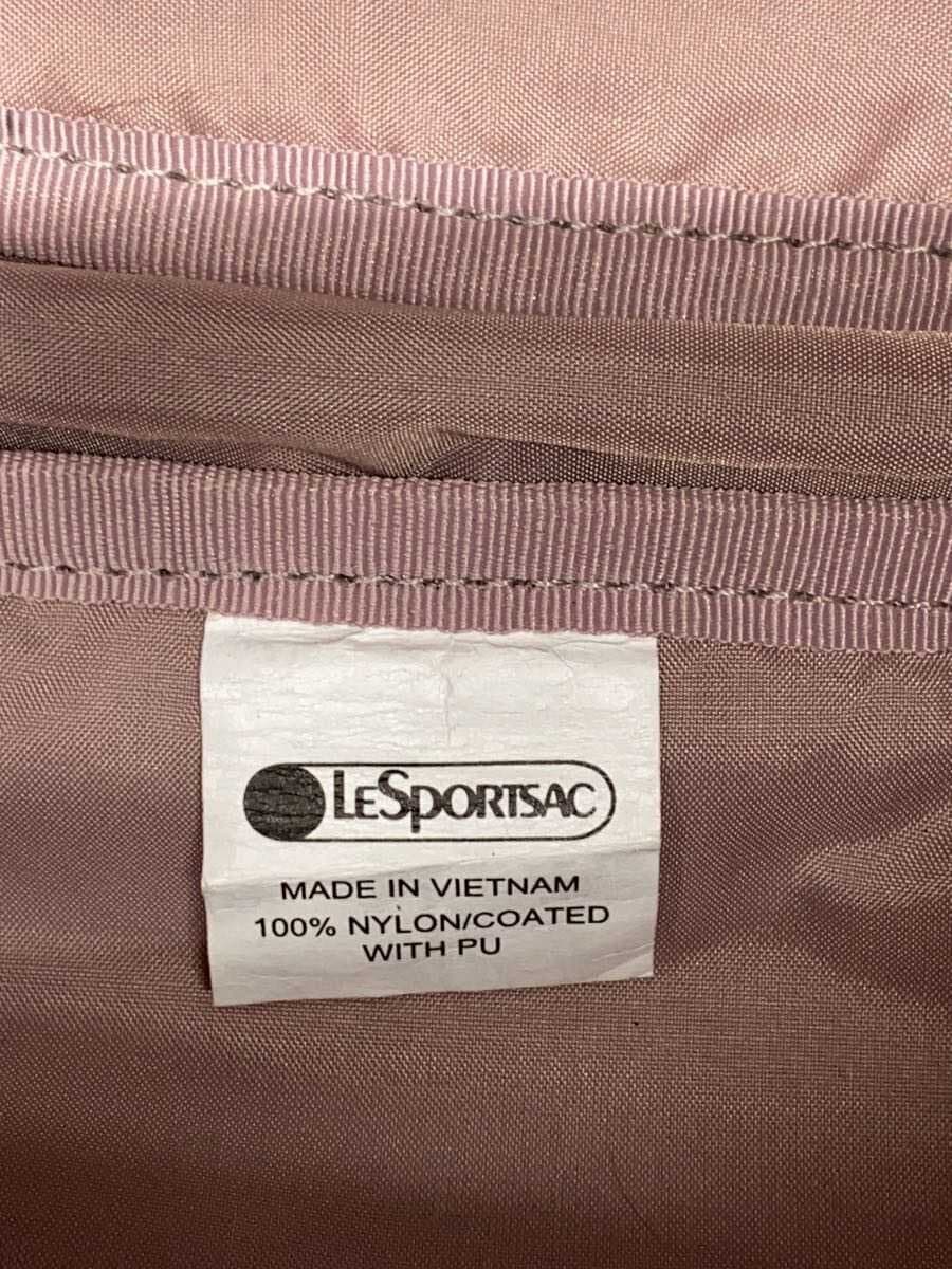 LESPORTSAC Shoulder Bag Patent Leather BLK 7