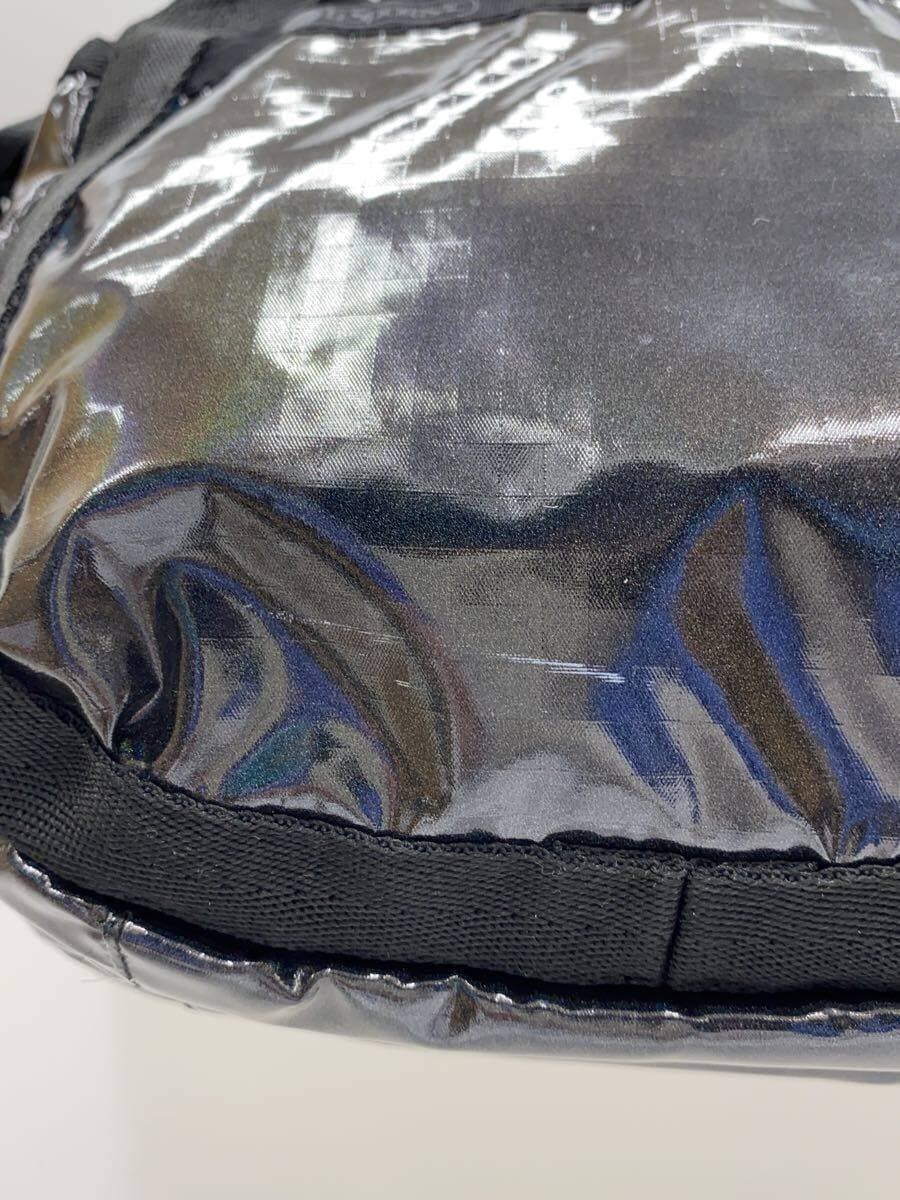 LESPORTSAC Shoulder Bag Patent Leather BLK 8