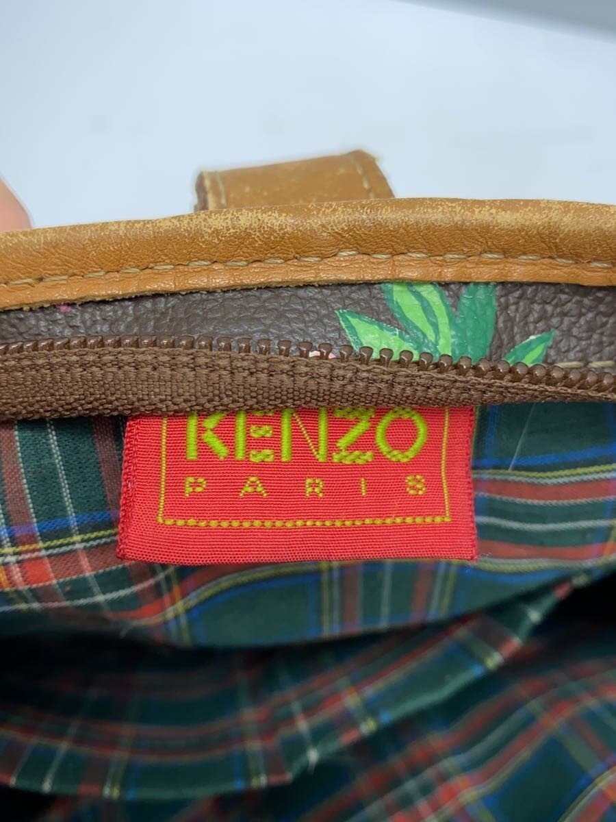 KENZO Shoulder Bag BRW Floral 5