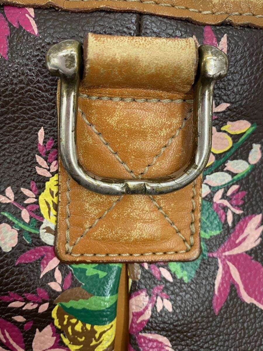 KENZO Shoulder Bag BRW Floral 7