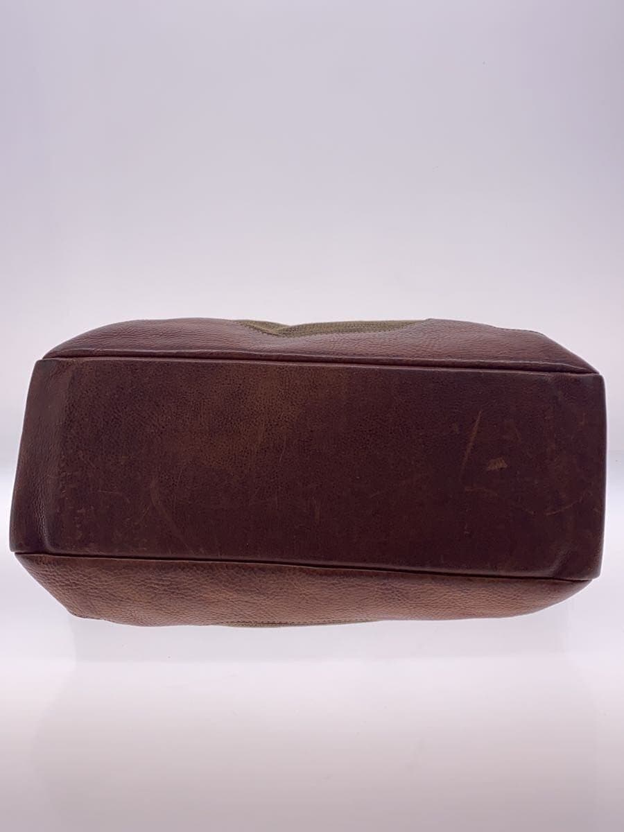 GENTEN Tote Bag Linen KHK Border Stripe 4