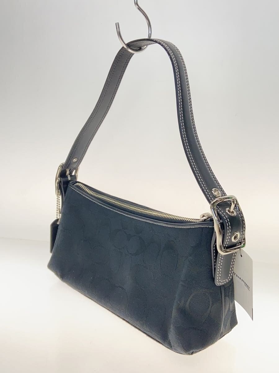 COACH Shoulder Bag -- BLK All-over Print 8K01 2