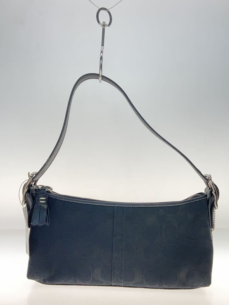 COACH Shoulder Bag -- BLK All-over Print 8K01 3