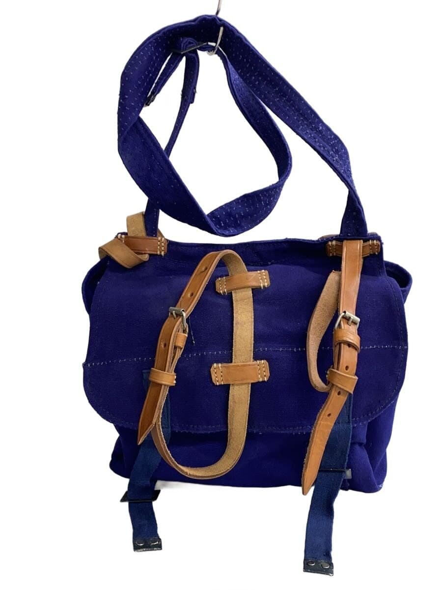 MILITARY Shoulder Bag Cotton NVY Solid