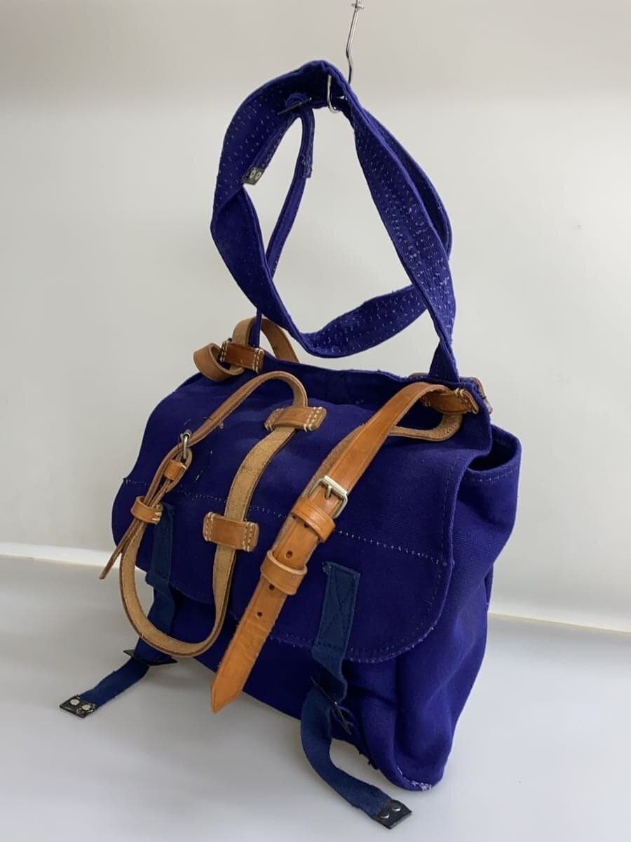 MILITARY Shoulder Bag Cotton NVY Solid 2