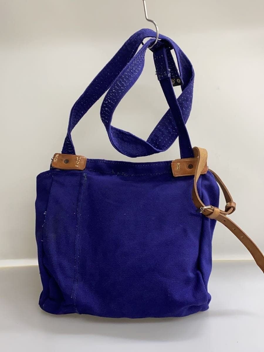 MILITARY Shoulder Bag Cotton NVY Solid 3