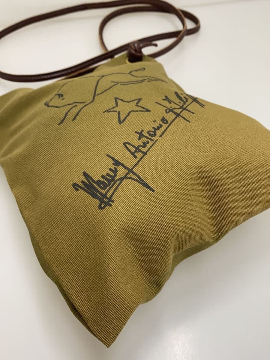 IL BISONTE Shoulder Bag Canvas KHK 7