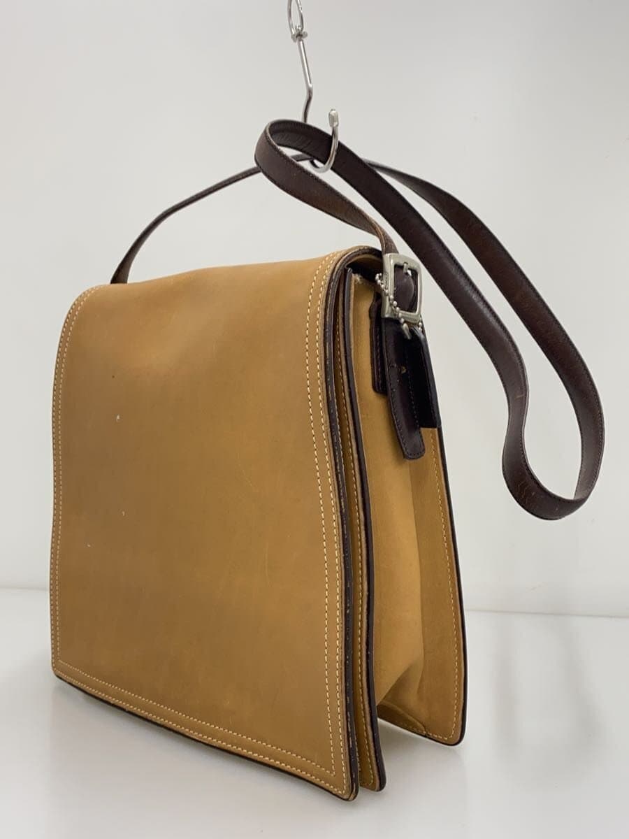 COACH Shoulder Bag Leather CML Solid 2