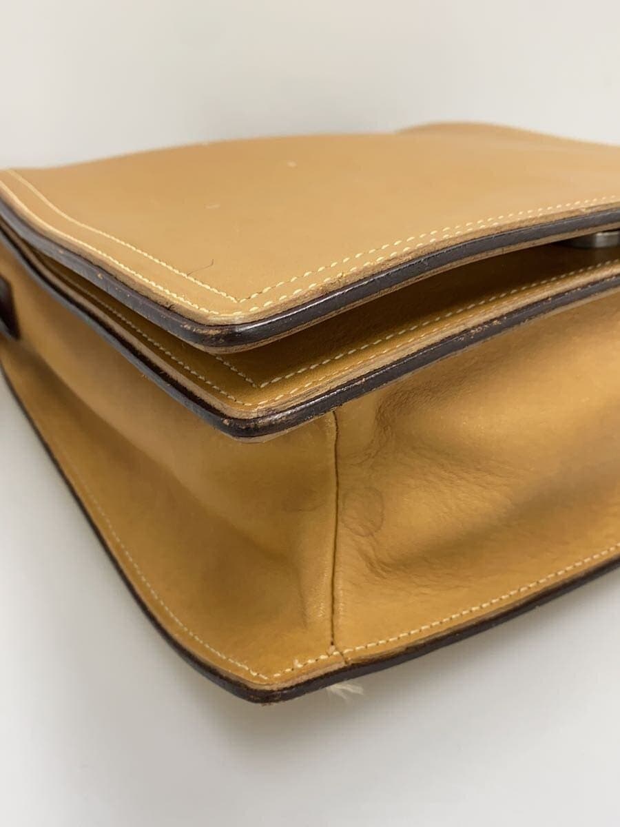 COACH Shoulder Bag Leather CML Solid 7