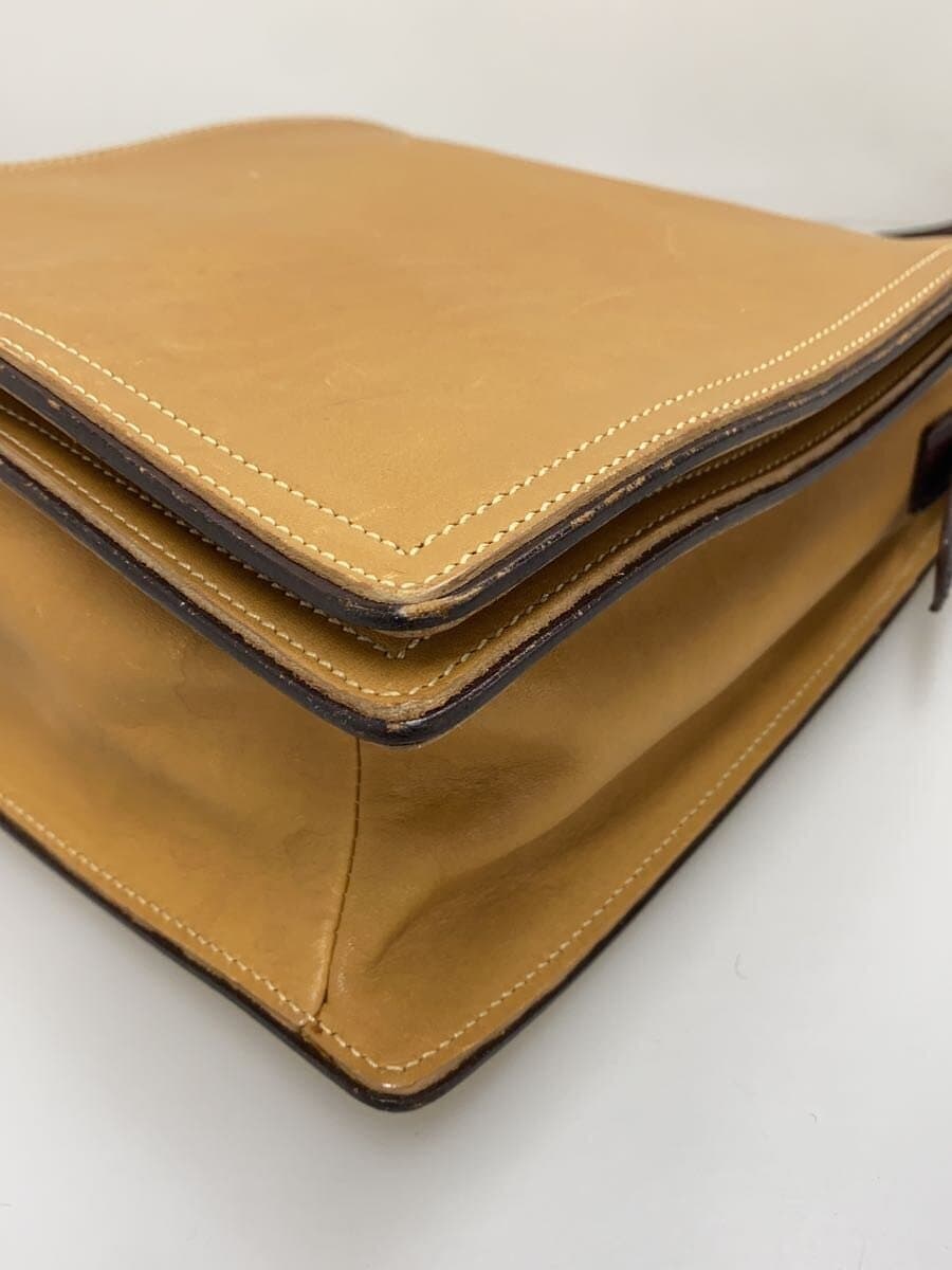 COACH Shoulder Bag Leather CML Solid 8