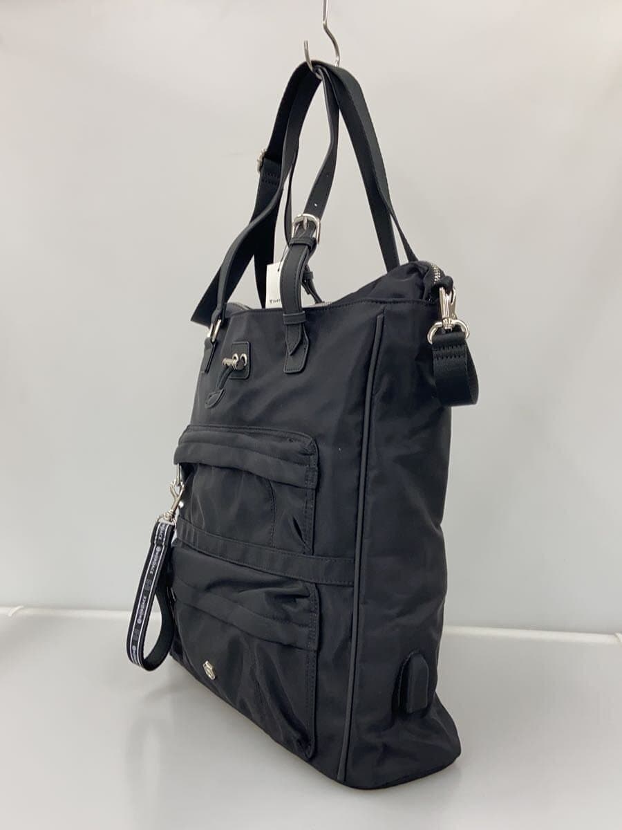 NORDACE Tote Bag Nylon Black Plain Smart Tote Bag 2